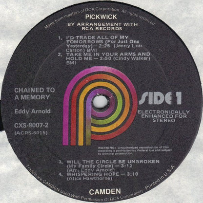 Eddy Arnold - Chained To A Memory