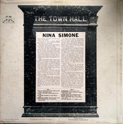 Nina Simone At Town Hall - secondary