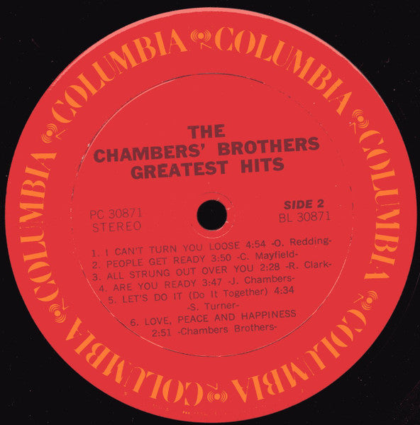 The Chambers Brothers' Greatest Hits - secondary
