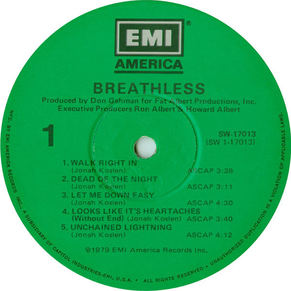 Breathless - secondary