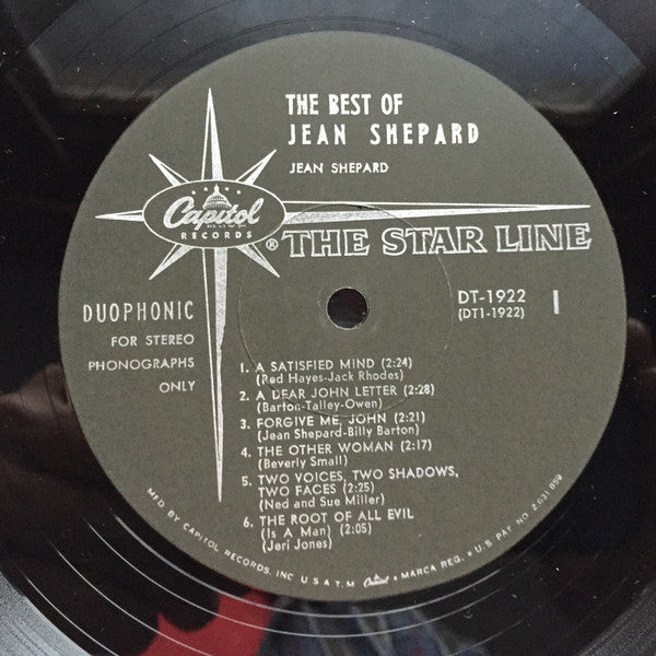 Jean Shepard - The Best Of Jean Shepard
