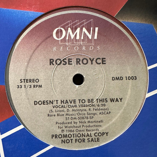 12": Rose Royce - Doesn't Have To Be This Way