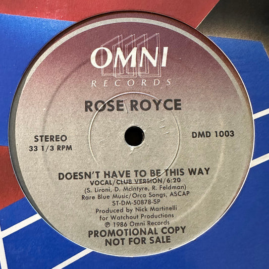 12": Rose Royce - Doesn't Have To Be This Way