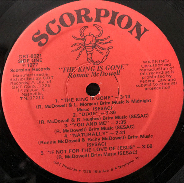 The King Is Gone - secondary