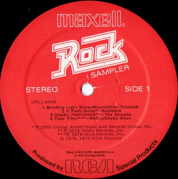 Various - Maxell Rock Sampler