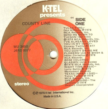 Various - County Line (Cross Over To Country Original Hits & Stars)