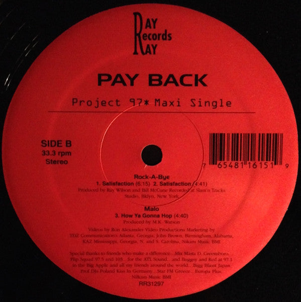 12": Various - Pay Back Project 97*