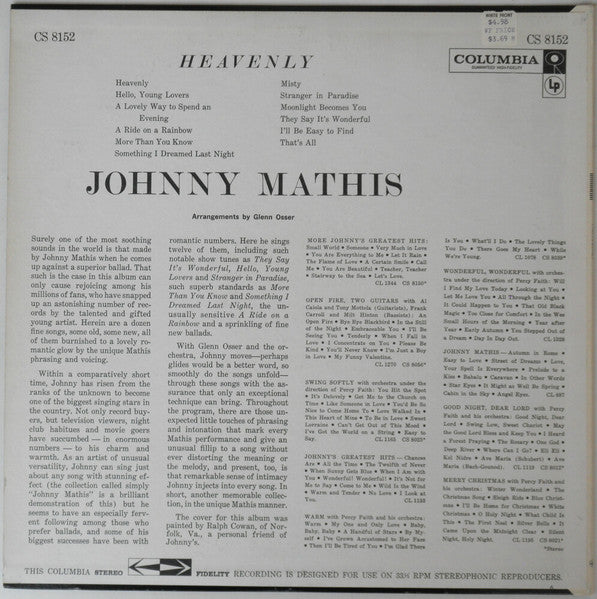 Johnny Mathis - Heavenly