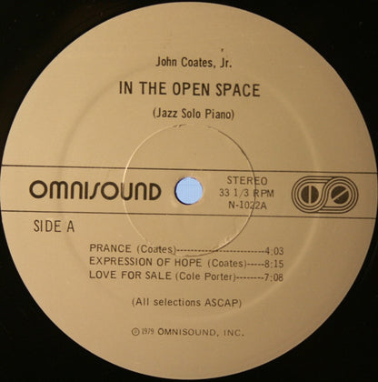 John Coates, Jr - In The Open Space