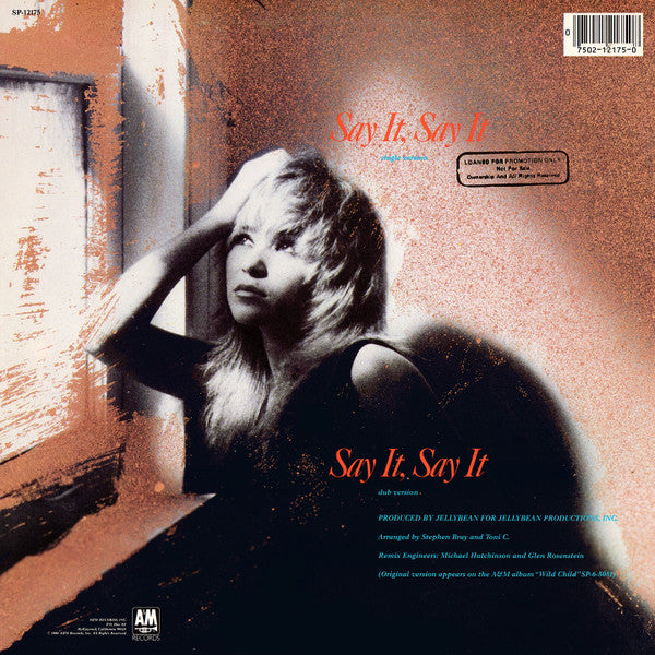 Say It, Say It (Extended Version) - secondary