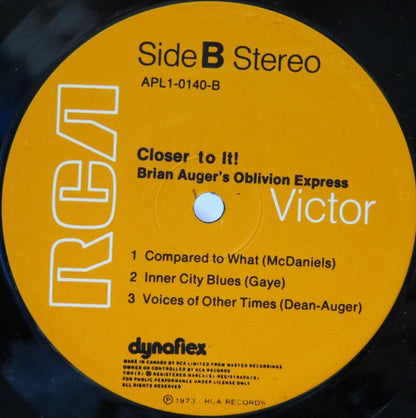 Brian Auger's Oblivion Express - Closer To It!