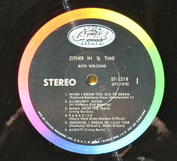 Ruth Welcome - Zither In 3/4 Time