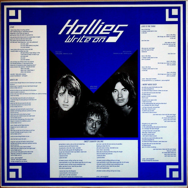 The Hollies - Write On
