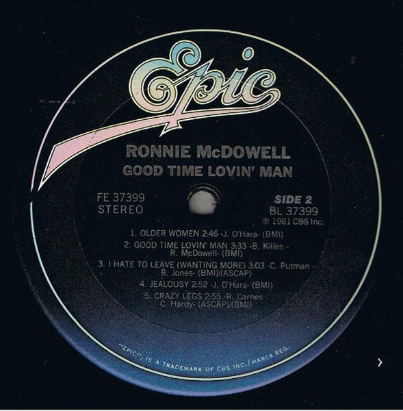 Ronnie McDowell - Good Time Lovin' Man