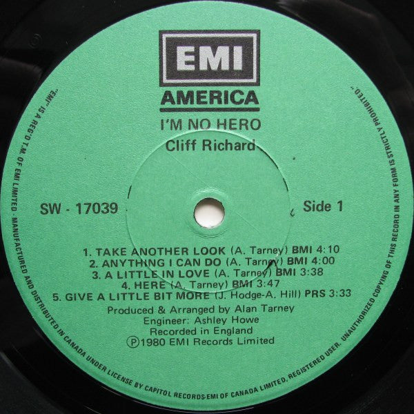 Cliff Richard - I'm No Hero