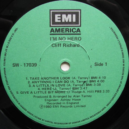 Cliff Richard - I'm No Hero