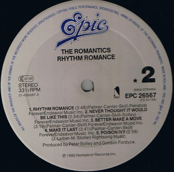 The Romantics - Rhythm Romance