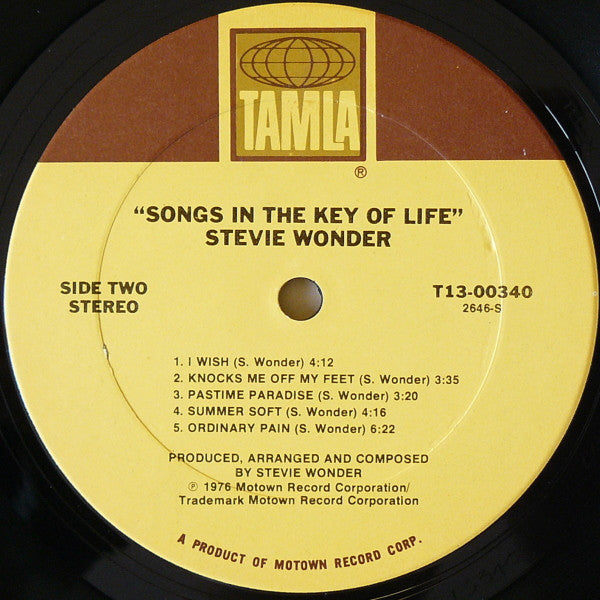 Stevie Wonder - Songs In The Key Of Life
