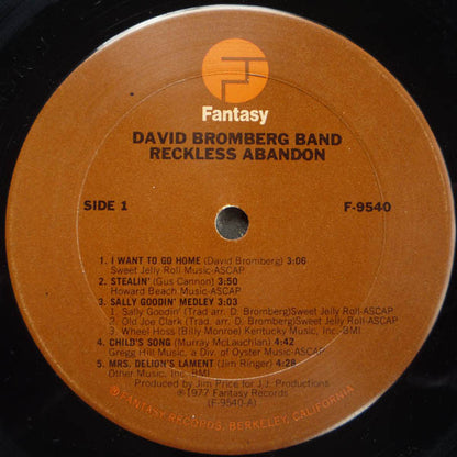 David Bromberg Band - Reckless Abandon