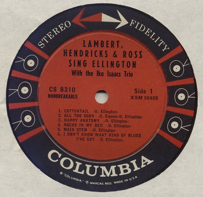 Lambert, Hendricks & Ross, The Ike Isaacs Trio - Sing Ellington