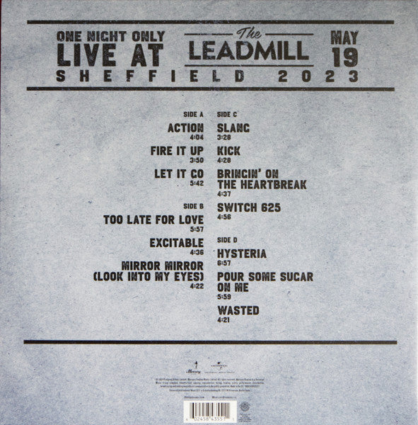 One Night Only: Live At The Leadmill 2023 - secondary