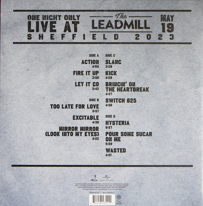 One Night Only: Live At The Leadmill 2023 - secondary