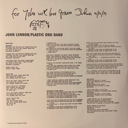 John Lennon / Plastic Ono Band - secondary