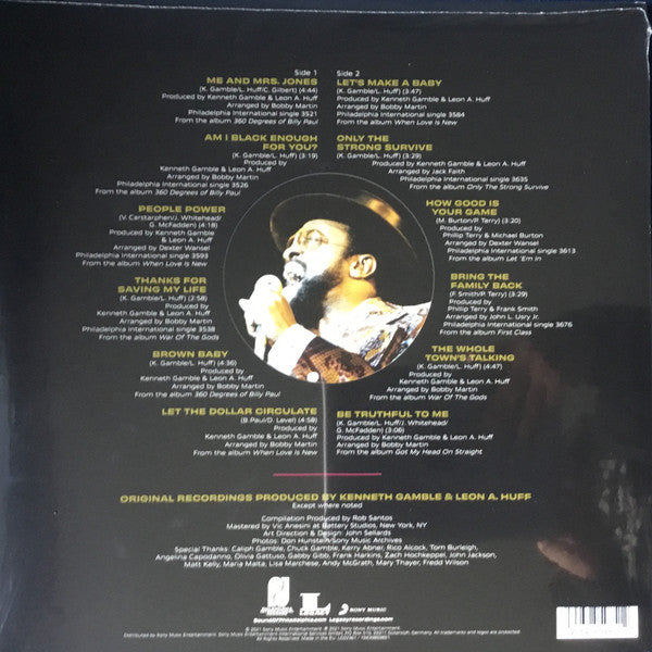 The Best Of Billy Paul - secondary