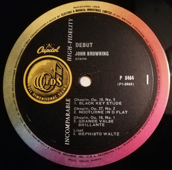John Browning - Debut