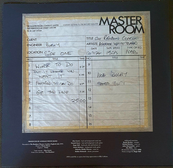 Live At The Rainbow Theatre, 1974 - secondary