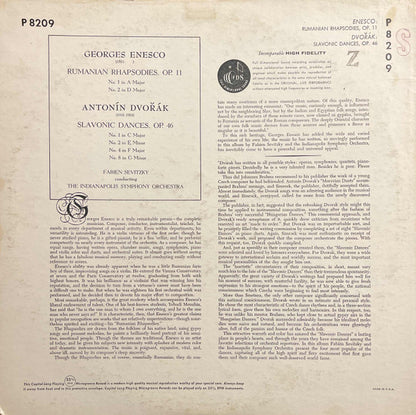 Four Slavonic Dances / Rumanian Rhapsodies - secondary