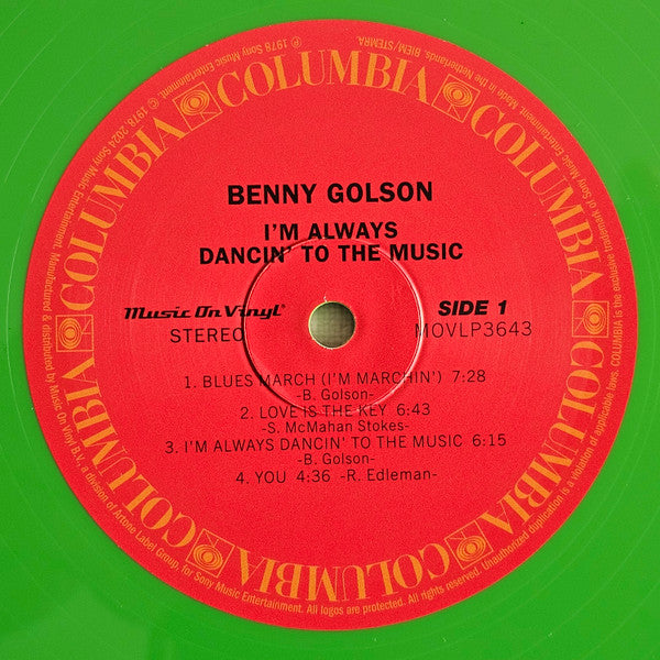 I'm Always Dancin' To The Music - secondary