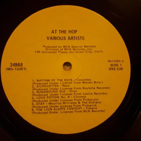At The Hop - secondary