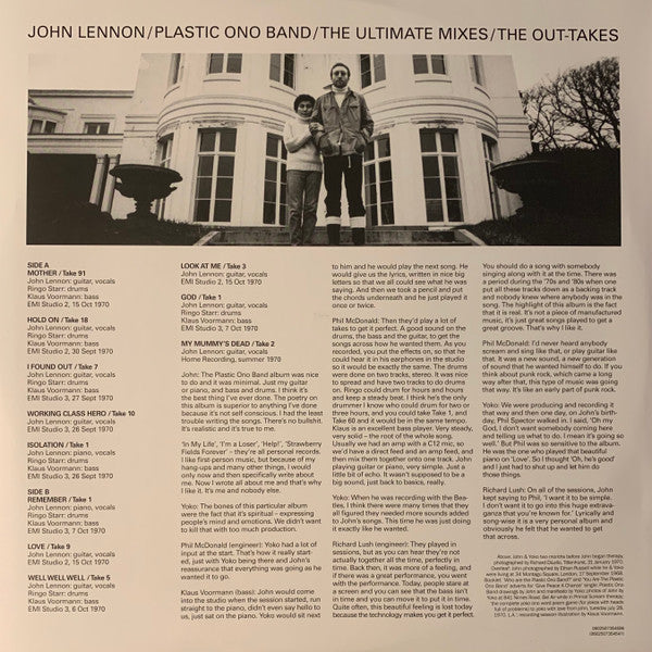 John Lennon / Plastic Ono Band - secondary