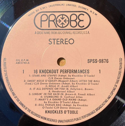 Knuckles O'Toole - Sixteen Knockout Performances