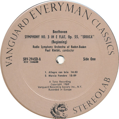 Ludwig van Beethoven - Symphony No. 3 In E Flat, Op. 55 "Eroica"