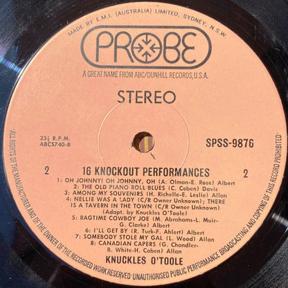 Knuckles O'Toole - Sixteen Knockout Performances