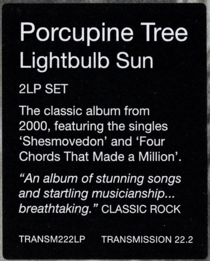 Lightbulb Sun - secondary