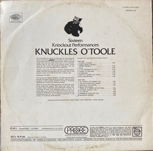 Knuckles O'Toole - Sixteen Knockout Performances