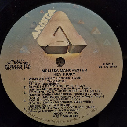 Melissa Manchester - Hey Ricky