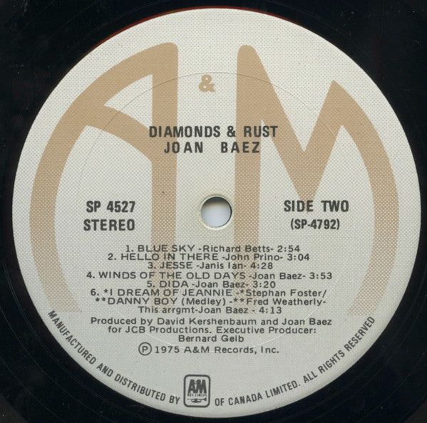 Joan Baez - Diamonds & Rust