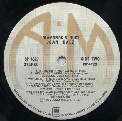 Joan Baez - Diamonds & Rust
