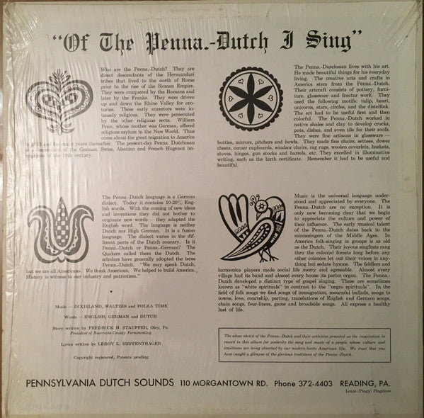 The Swinging Pennsylvania Dutch - Penna. Dutch Sounds