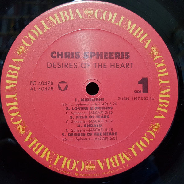 Chris Spheeris - Desires Of The Heart
