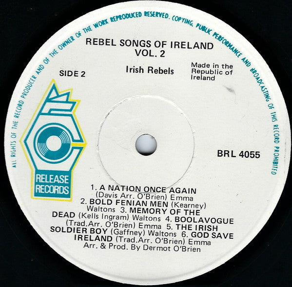 The Rebel Songs Of Ireland Volume Two - secondary