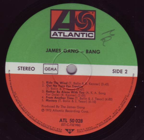 James Gang - Bang