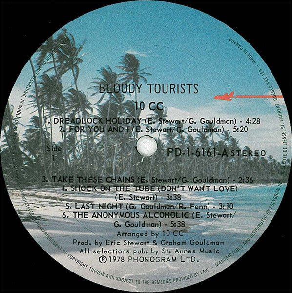 10cc - Bloody Tourists