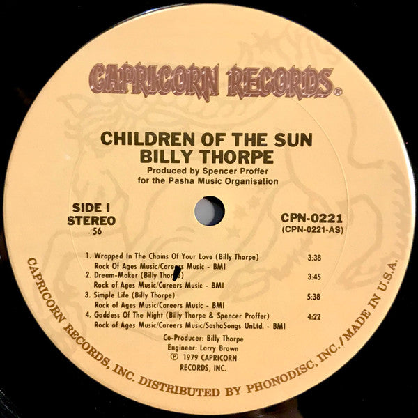 Billy Thorpe - Children Of The Sun