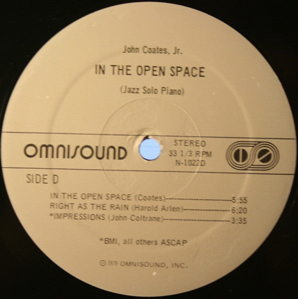 John Coates, Jr - In The Open Space