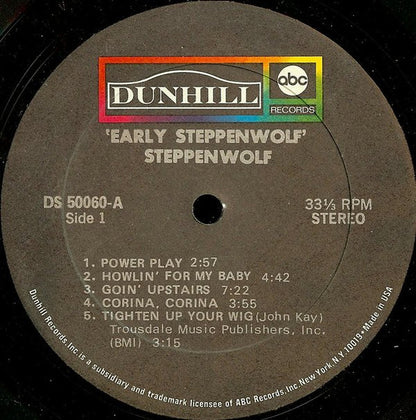 Early Steppenwolf - secondary
